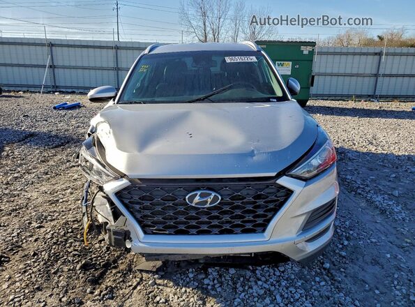 KM8J33ALXMU328364 2021 HYUNDAI TUCSON Silver Front view