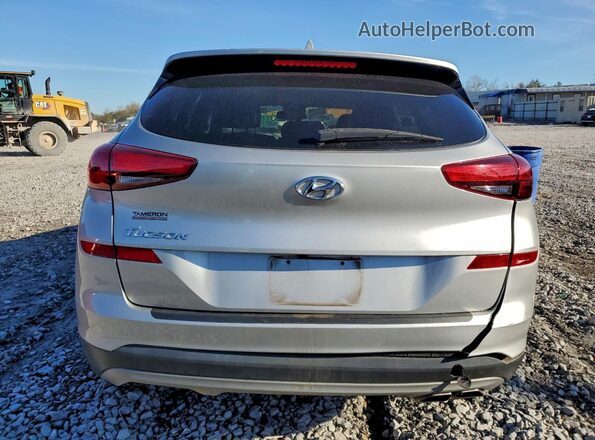 KM8J33ALXMU328364 2021 HYUNDAI TUCSON Silver Rear view