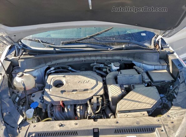 KM8J33ALXMU328364 2021 HYUNDAI TUCSON Silver Engine compartment view