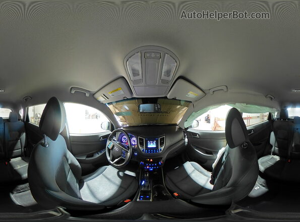 KM8J3CA22GU075438 2016 HYUNDAI TUCSON Черный Панорамный вид салона 360°