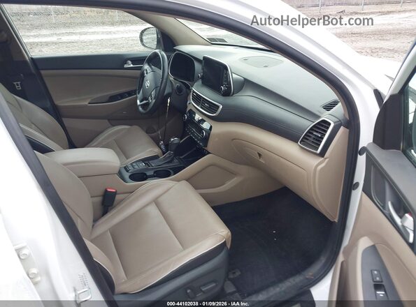 KM8J3CAL2MU298809 2021 HYUNDAI TUCSON White Front interior view