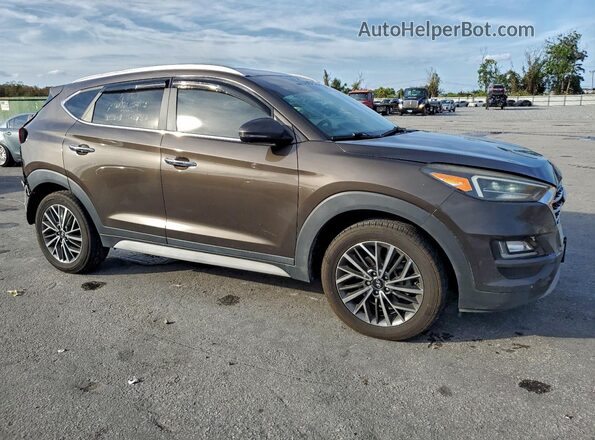 KM8J3CAL3LU152773 2020 HYUNDAI TUCSON Коричневый Передняя правая четверть