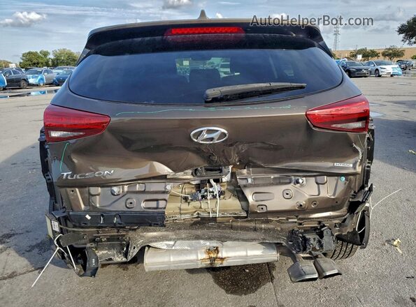 KM8J3CAL3LU152773 2020 HYUNDAI TUCSON Коричневый Вид сзади