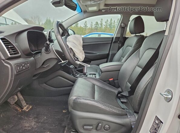 KM8J3CAL4KU905550 2019 HYUNDAI TUCSON White Vista interior delantera