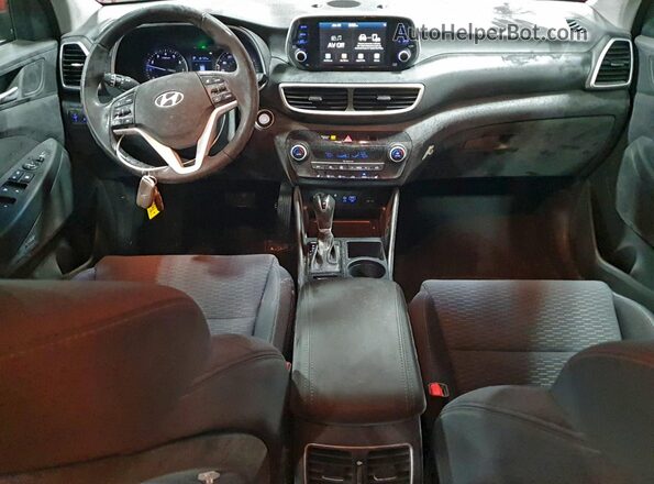 KM8J3CAL5MU330099 2021 HYUNDAI TUCSON Red Widok deski rozdzielczej