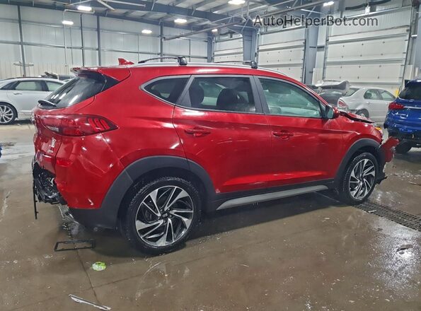 KM8J3CAL5MU330099 2021 HYUNDAI TUCSON Red Tył prawy