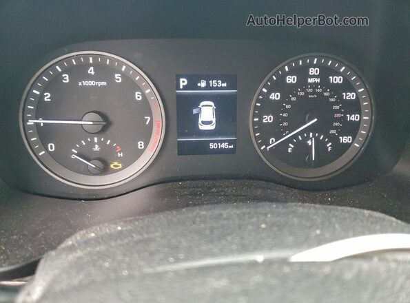 KM8J3CAL9KU904166 2019 HYUNDAI TUCSON Серебряный Вид щитка приборов