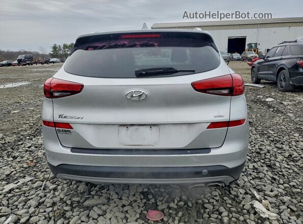 KM8J3CAL9KU904166 2019 HYUNDAI TUCSON Серебряный Вид сзади