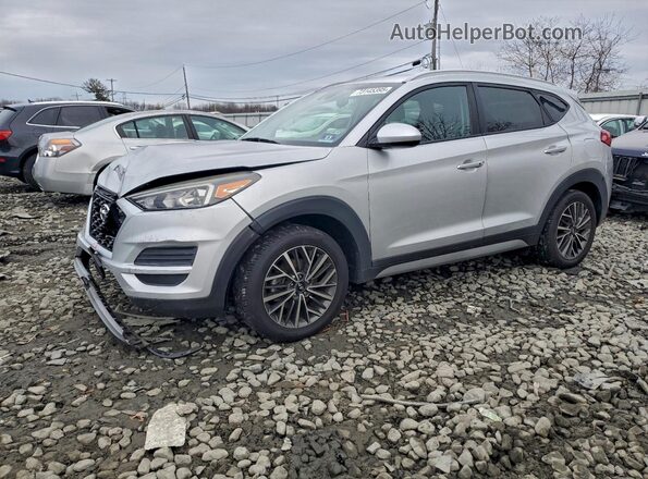 KM8J3CAL9KU904166 2019 HYUNDAI TUCSON Серебряный Передняя левая четверть