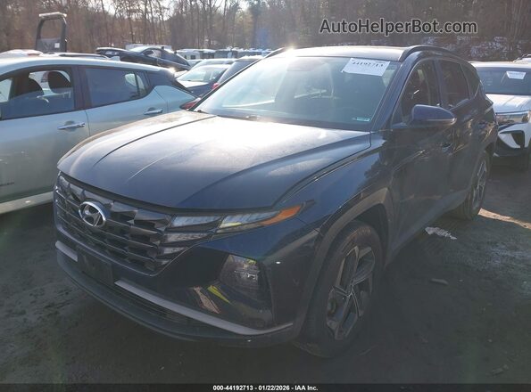 KM8JBDA2XPU106489 2023 HYUNDAI TUCSON PLUG-IN HYBRID Black Առջևի ձախ երեք քառորդ տեսարան