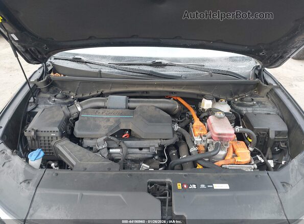 KM8JFCA18NU024795 2022 HYUNDAI TUCSON HYBRID Blue Widok z tyłu