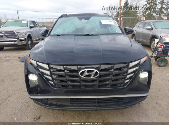 KM8JFCA18NU024795 2022 HYUNDAI TUCSON HYBRID Blue Widok wnętrza z tyłu