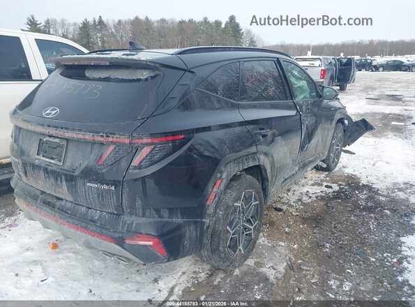 KM8JFCD17RU153144 2024 HYUNDAI TUCSON HYBRID Черный Задняя правая четверть