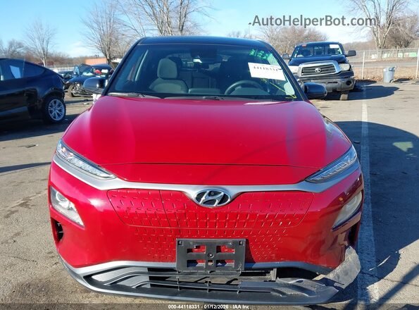 KM8K23AG4MU106302 2021 HYUNDAI KONA ELECTRIC Красный Вид щитка приборов