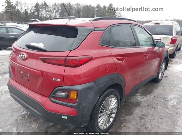KM8K2CAA7JU077062 2018 HYUNDAI KONA Red უკანა მარჯვენა
