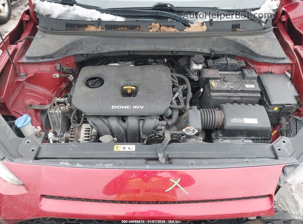 KM8K2CAA7JU077062 2018 HYUNDAI KONA Red უკანა ხედი
