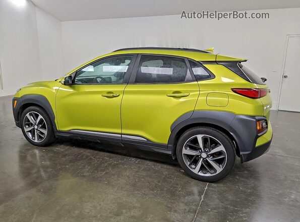 KM8K33A57LU438633 2020 HYUNDAI KONA Green Tył lewy