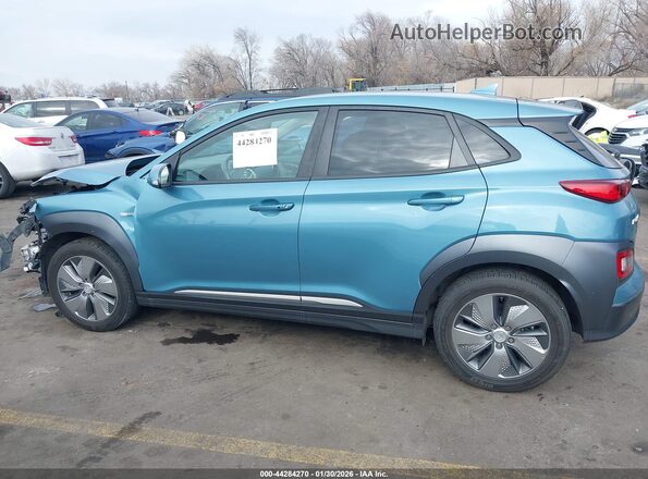 KM8K33AG7KU024672 2019 HYUNDAI KONA EV Бирюзовый Панорамный вид салона 360°
