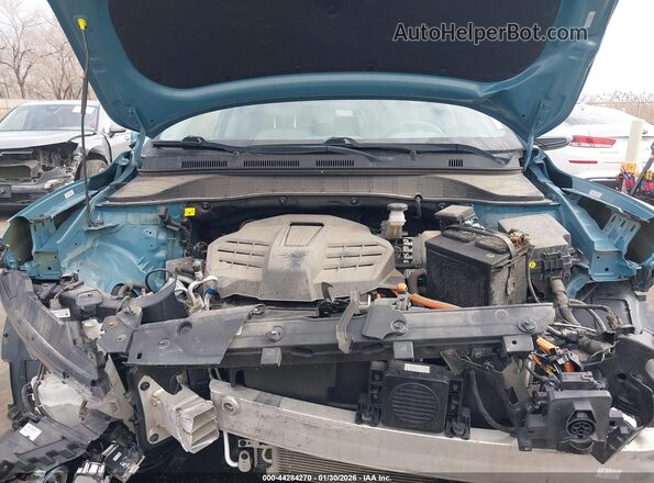 KM8K33AG7KU024672 2019 HYUNDAI KONA EV Бирюзовый Вид сзади