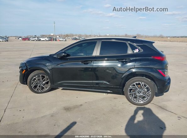KM8K3CA34NU869853 2022 HYUNDAI KONA Black Vista interior de 360 grados