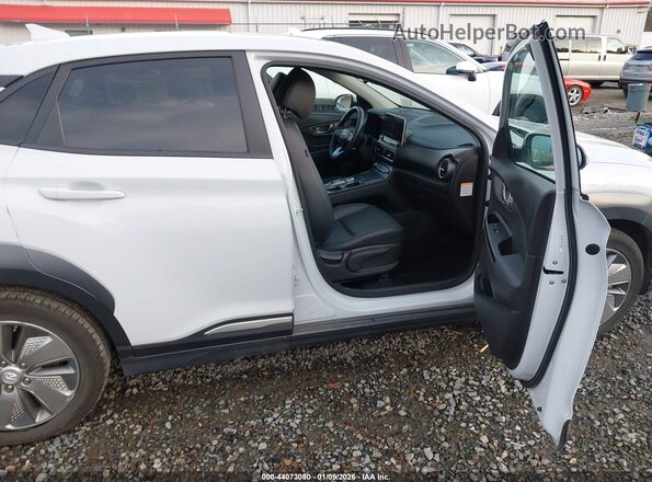 KM8K53AG3LU064503 2020 HYUNDAI KONA ELECTRIC Gray Widok wnętrza z przodu