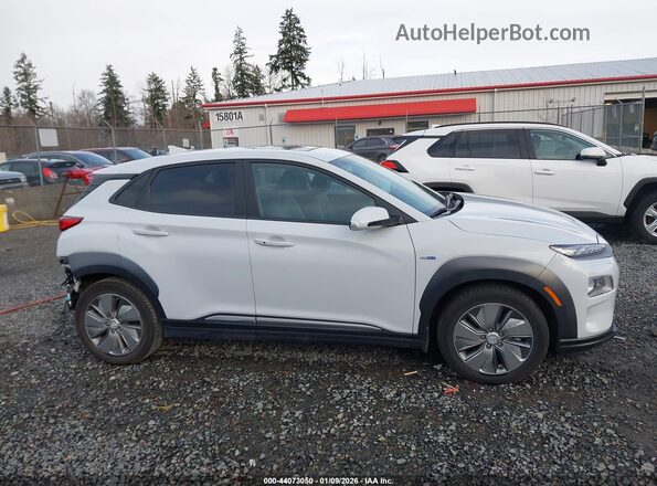 KM8K53AG3LU064503 2020 HYUNDAI KONA ELECTRIC Gray Widok wnętrza z tyłu