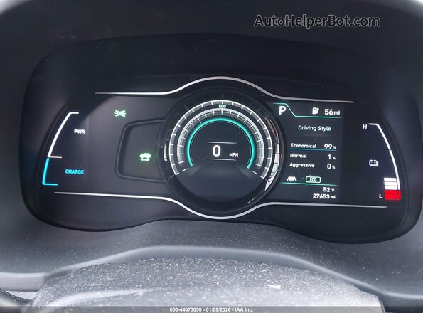 KM8K53AG3LU064503 2020 HYUNDAI KONA ELECTRIC Gray Widok tylnych siedzeń