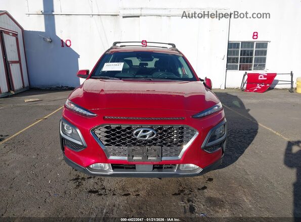 KM8K5CA56JU088922 2018 HYUNDAI KONA Красный Вид щитка приборов