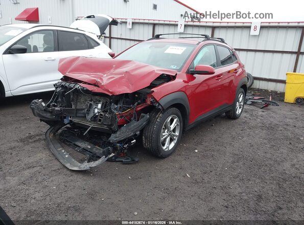KM8K6CAB0NU908422 2022 HYUNDAI KONA Красный Передняя левая четверть
