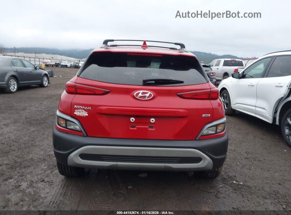 KM8K6CAB0NU908422 2022 HYUNDAI KONA Красный 