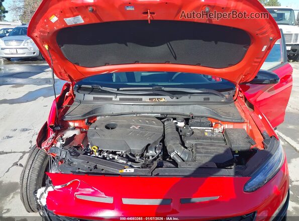 KM8KH3AC2NU001349 2022 HYUNDAI KONA N Red Rear view