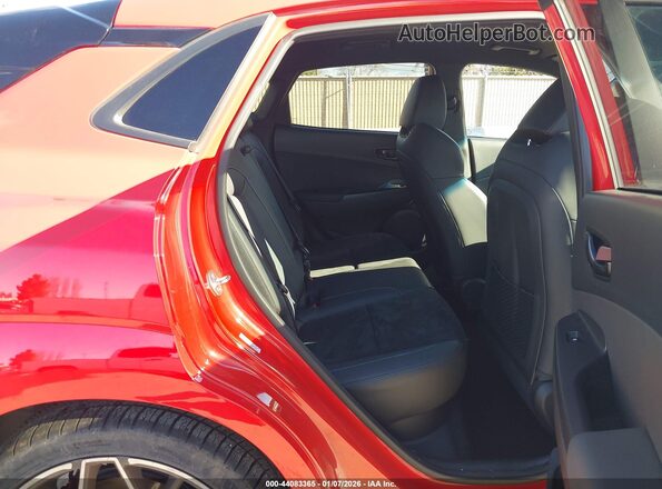 KM8KH3AC2NU001349 2022 HYUNDAI KONA N Red VIN sticker view