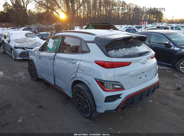 KM8KH3AC7PU006193 2023 HYUNDAI KONA N Серебряный Задняя левая четверть