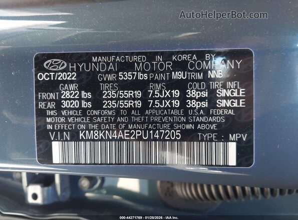 KM8KN4AE2PU147205 2023 HYUNDAI IONIQ 5 Green Widok komory silnika