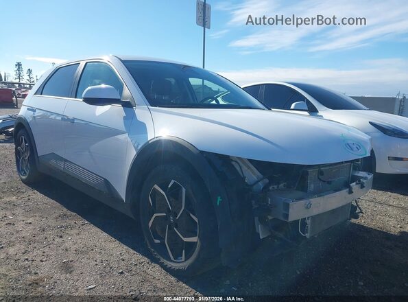 KM8KNDAF6PU189417 2023 HYUNDAI IONIQ 5 Белый Передняя правая четверть