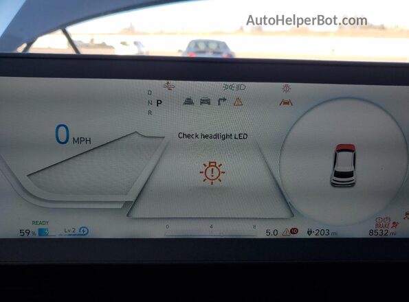 KM8KNDDF0RU273151 2024 HYUNDAI IONIQ Белый Вид щитка приборов