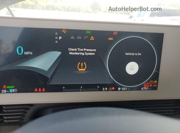 KM8KNDDF2RU281655 2024 HYUNDAI IONIQ Черный Вид щитка приборов