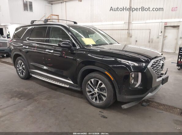 KM8R2DHE8MU214737 2021 HYUNDAI PALISADE Черный Передняя правая четверть