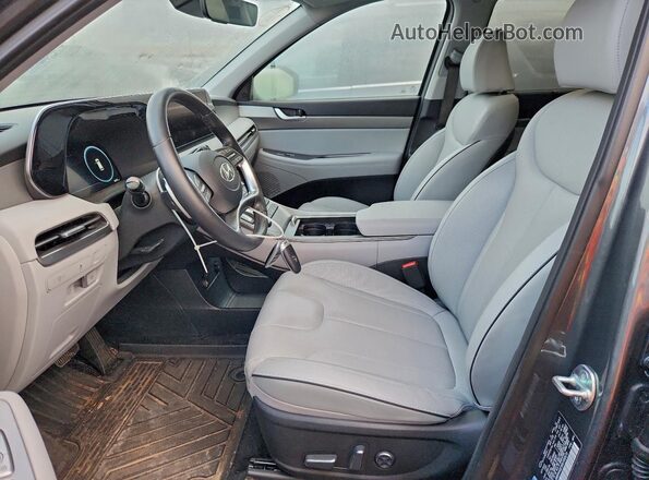 KM8R44GE9RU700573 2024 HYUNDAI PALISADE Серый Вид салона спереди