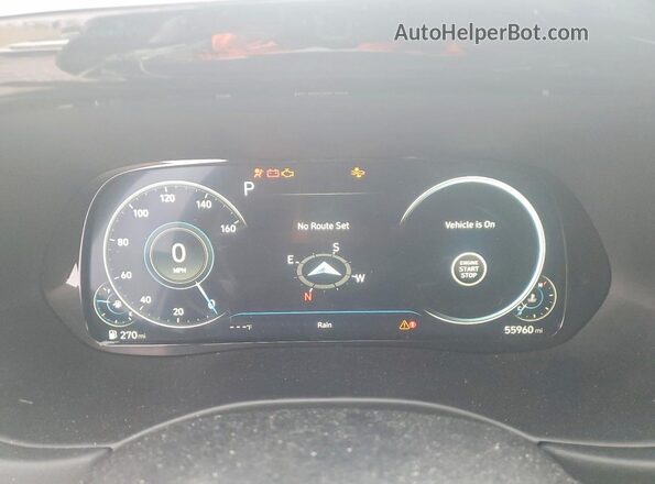 KM8R54HE1NU433161 2022 HYUNDAI PALISADE Серебряный Вид щитка приборов