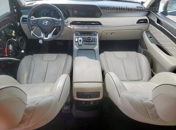 KM8R54HE5LU166877 2020 HYUNDAI PALISADE Темно-бордовый Вид панели приборов