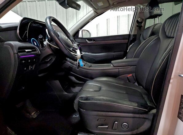 KM8R5DGE3RU664392 2024 HYUNDAI PALISADE Белый Вид салона спереди