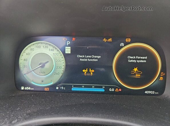 KM8R5DGEXPU607958 2023 HYUNDAI PALISADE Green Instrument cluster view