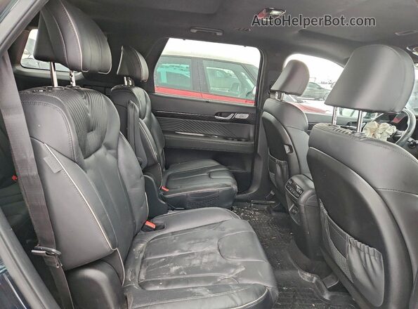 KM8R5DGEXPU607958 2023 HYUNDAI PALISADE Green Rear interior view