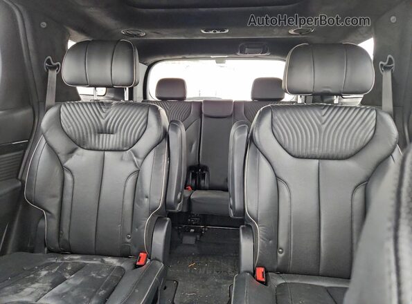 KM8R5DGEXPU607958 2023 HYUNDAI PALISADE Green Rear seats view
