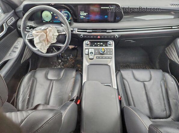 KM8R5DGEXPU607958 2023 HYUNDAI PALISADE Green Dashboard view