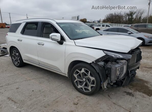 KM8R74HE1NU452819 2022 HYUNDAI PALISADE Белый Передняя правая четверть