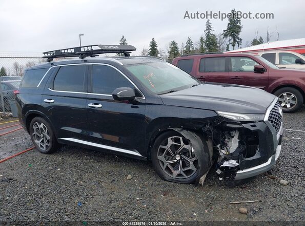 KM8R7DHE0MU249290 2021 HYUNDAI PALISADE Серый Вид задней части салона
