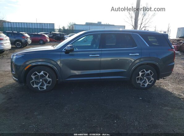 KM8R7DHE2NU423975 2022 HYUNDAI PALISADE Серый Панорамный вид салона 360°