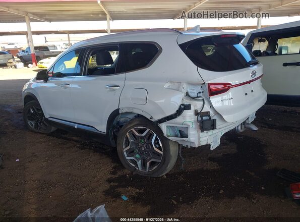KM8S5DA13NU035281 2022 HYUNDAI SANTA FE HYBRID White Вид спереду